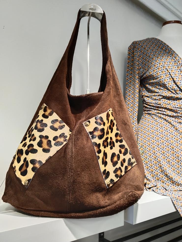 Bolso piel animal print