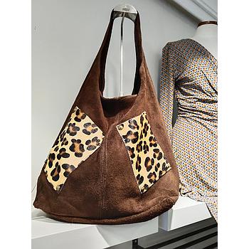Bolso piel animal print